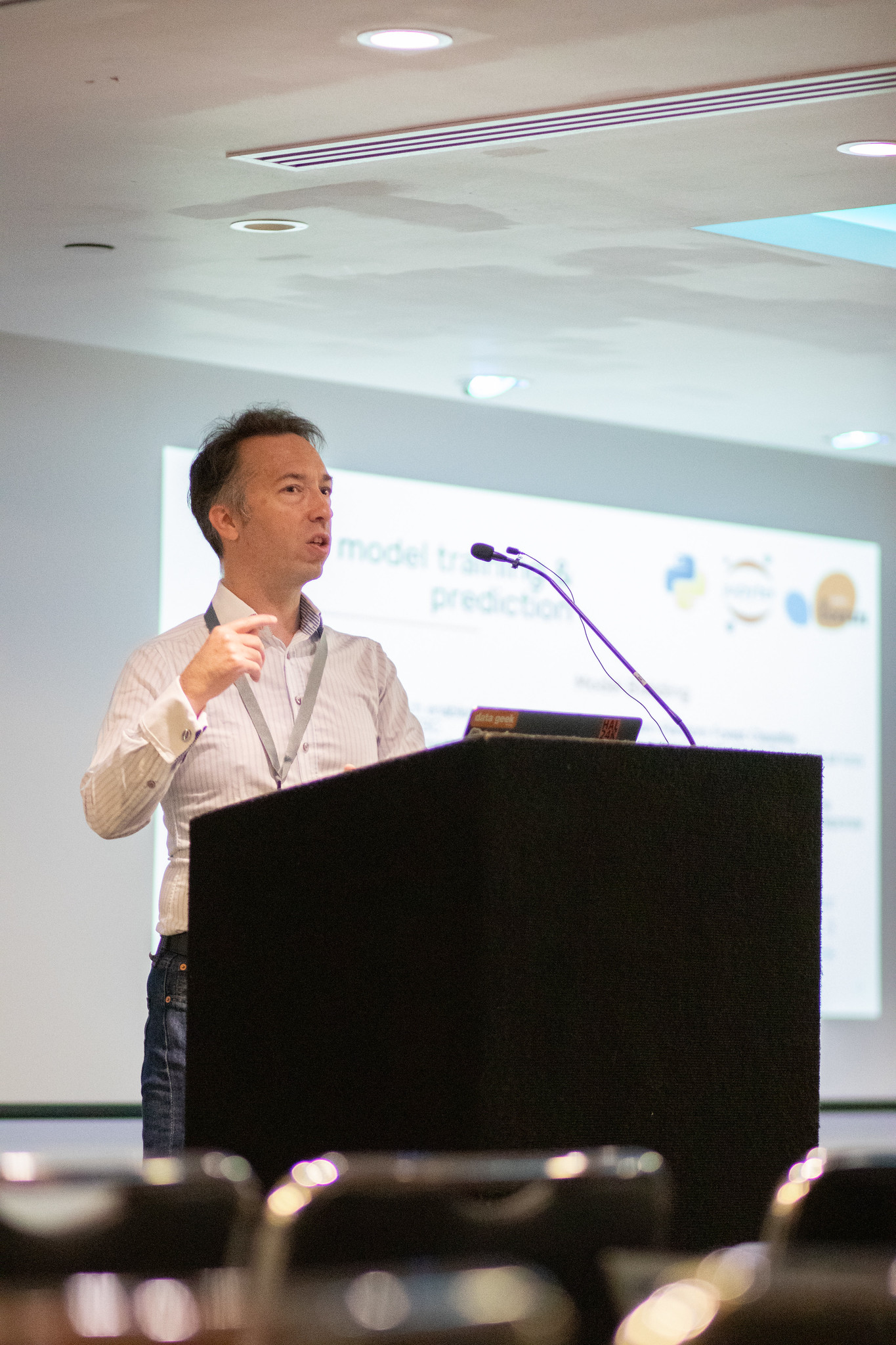 Keynote Speaker Action Shot