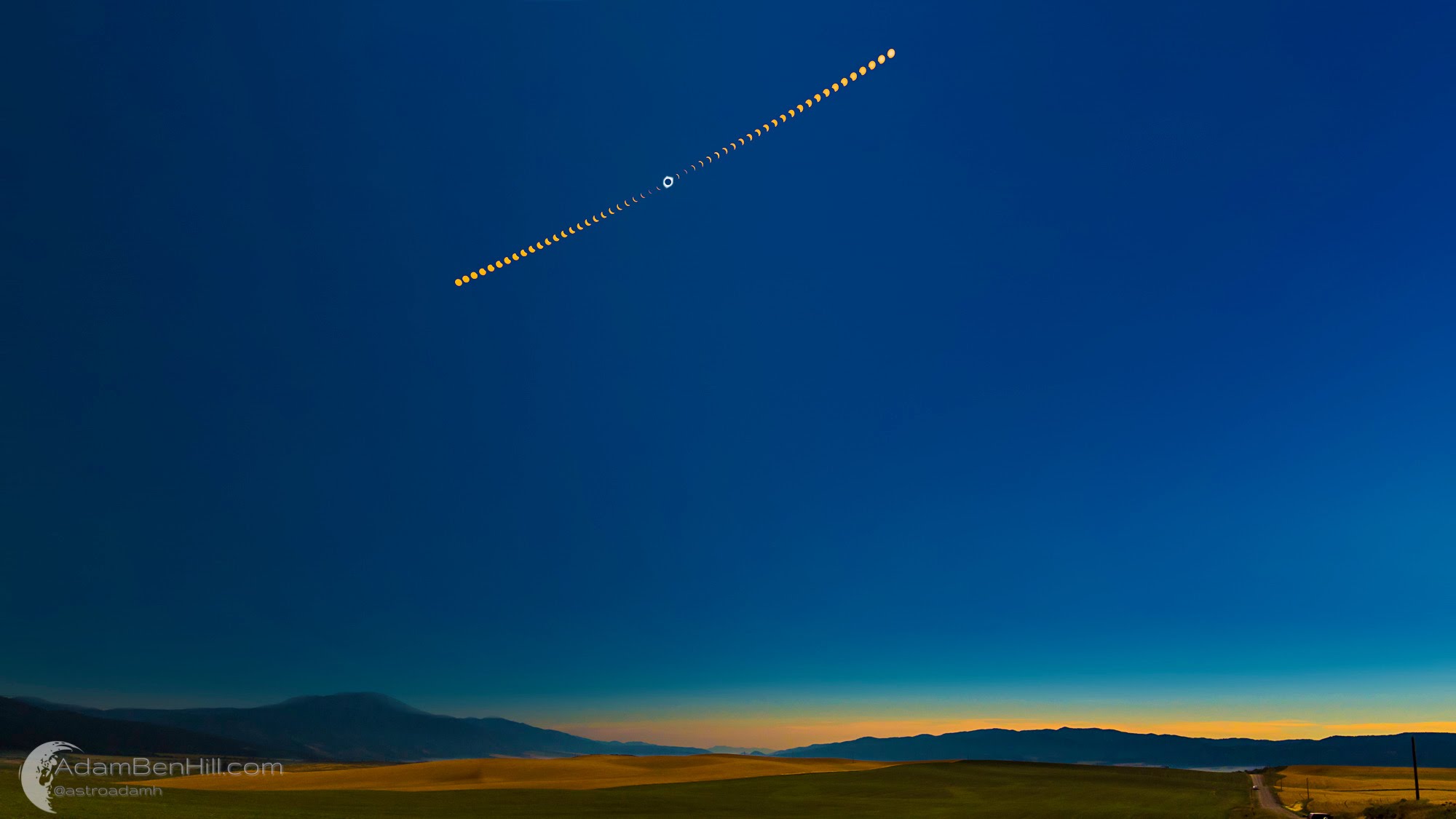 Total Solar Eclipse Totality Sequence