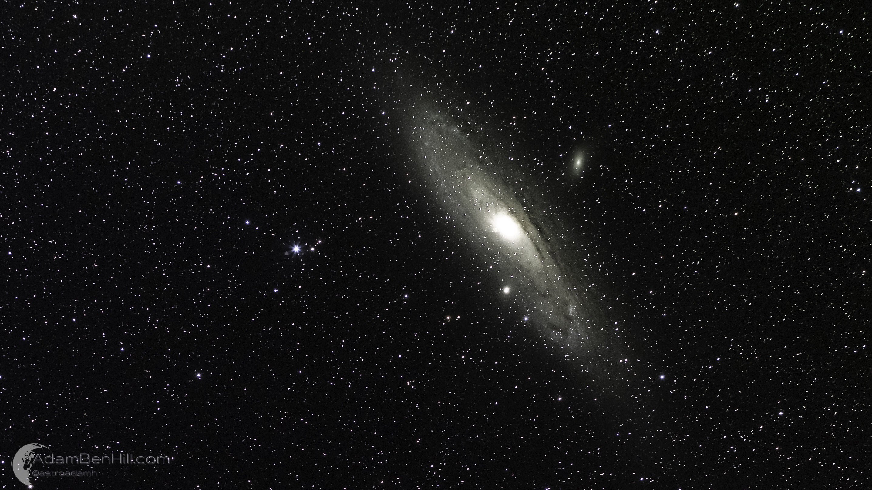 M31: The Andromeda Galaxy from Camp