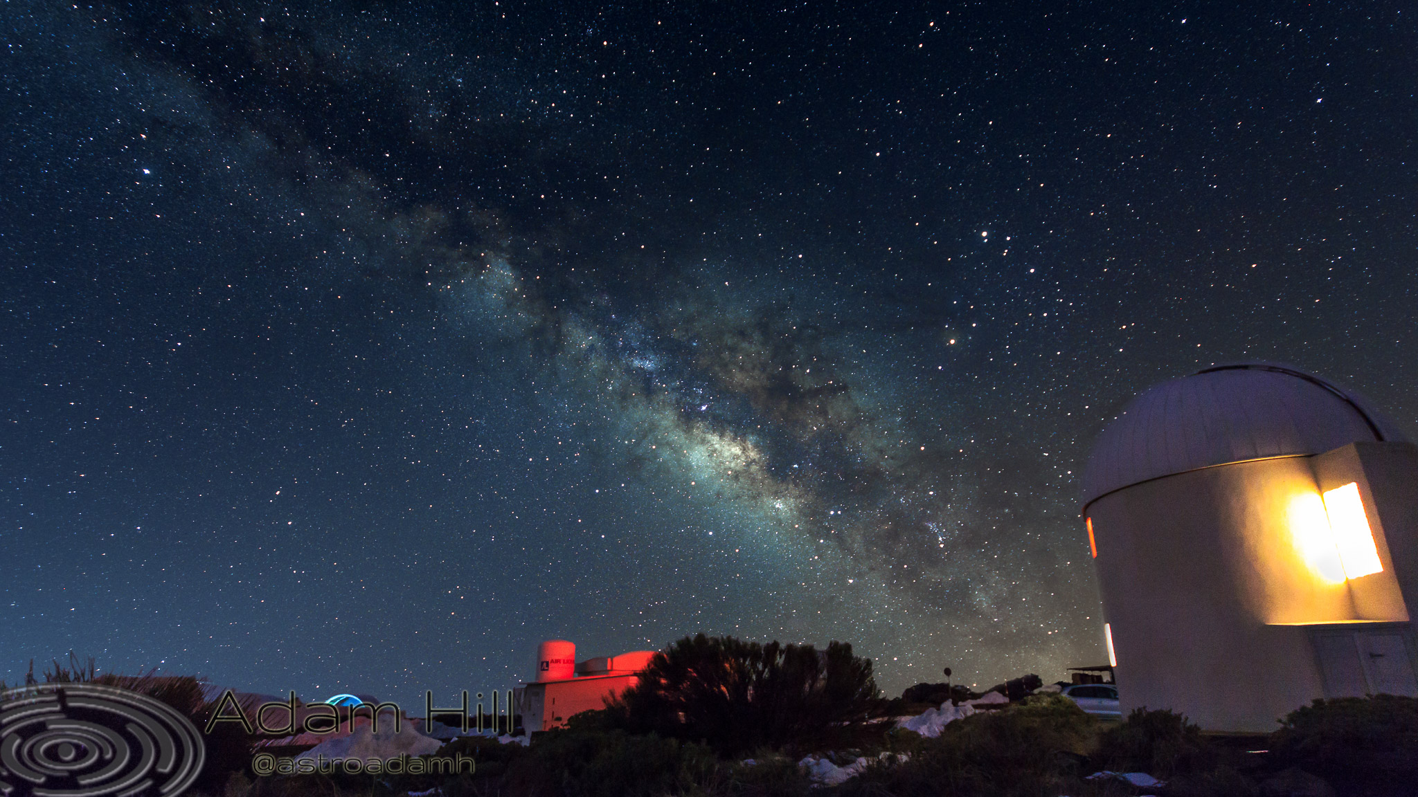 Astrophotography over Tenerife